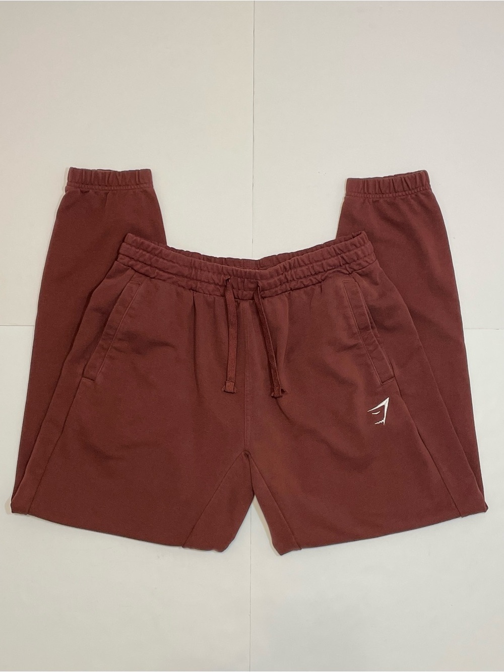 Gymshark Training Fleece Joggers Sweatpants Maroon Size Large